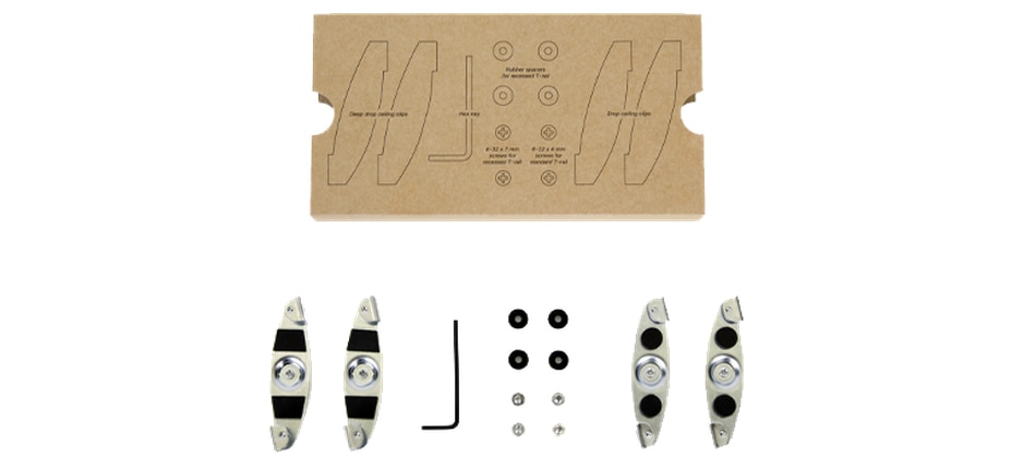 Cisco Meraki - T-rail channel adapter mount kit