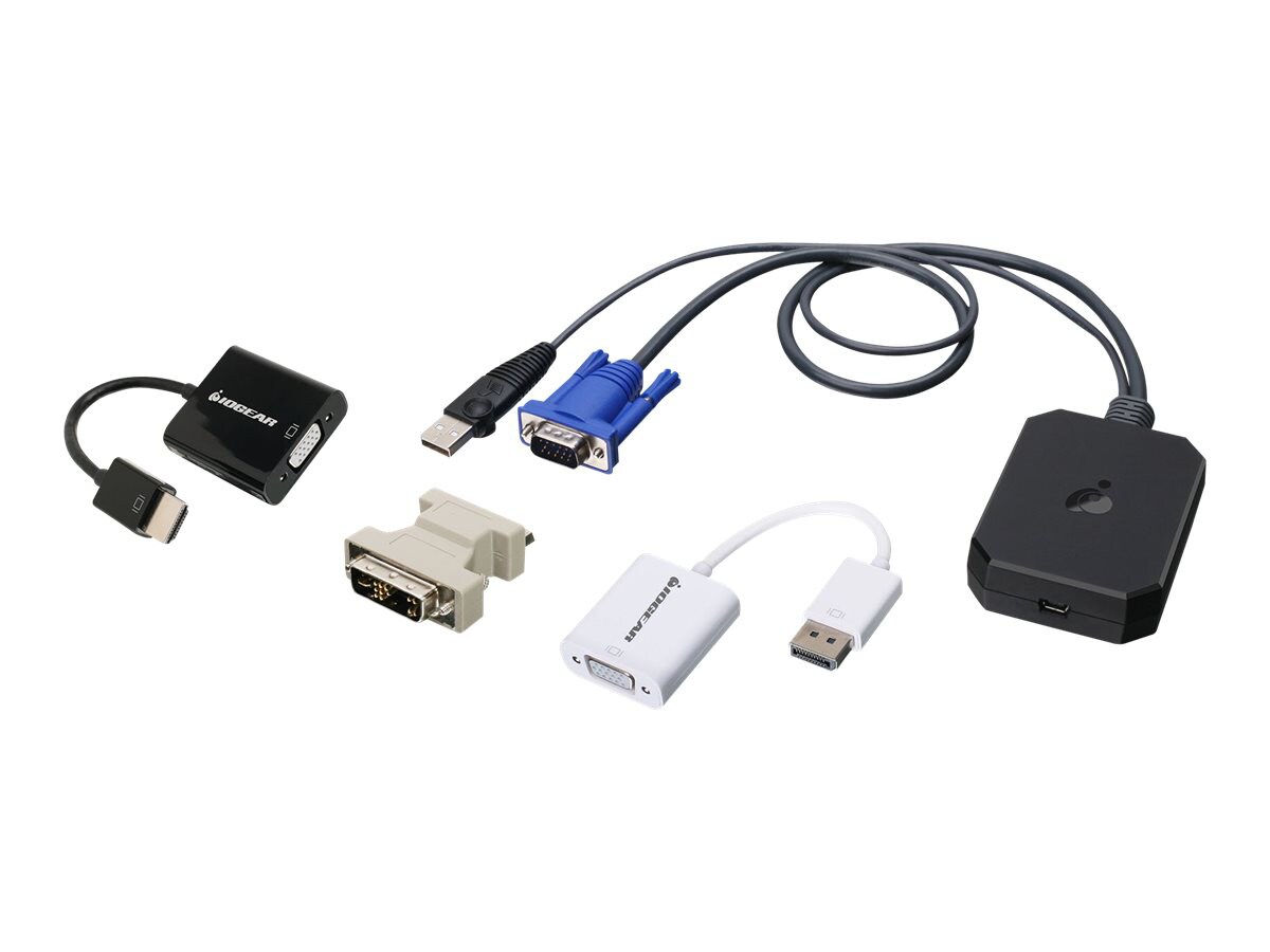IOGEAR Portable Laptop Console Crash Cart Adapter IT Kit (TAA Compliant)