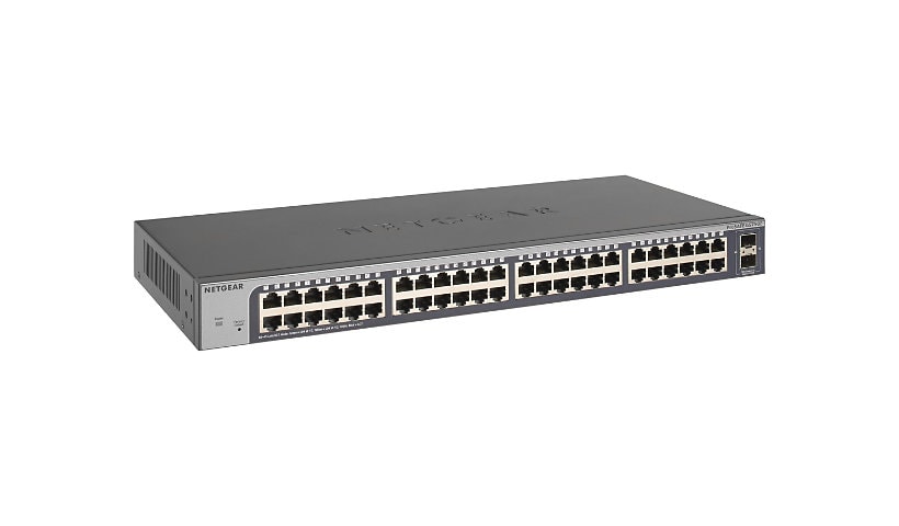 NETGEAR 48-port Gigabit Smart Managed Plus Switch, 2SFP, Fanless (GS750E)