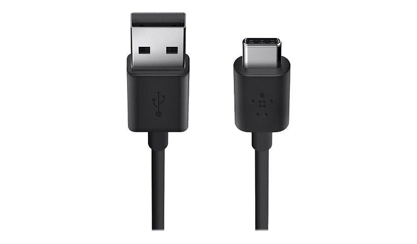 Belkin MIXIT™ 2,0 USB-A to USB-C Charging Cable - 2M/ 6.6ft - Black