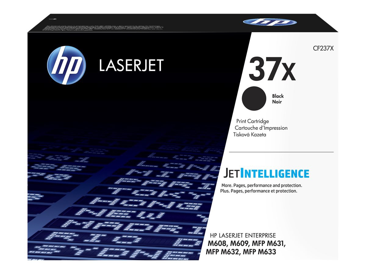 HP 37X (CF237X) Original High Yield Laser Toner Cartridge - Black - 1 Each