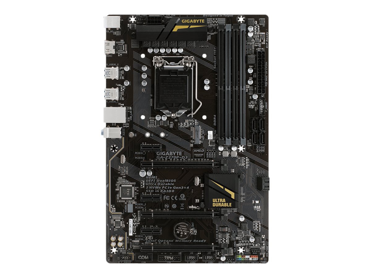 Gigabyte GA-Z270P-D3 - 1.0 - motherboard - ATX - LGA1151 Socket - Z270