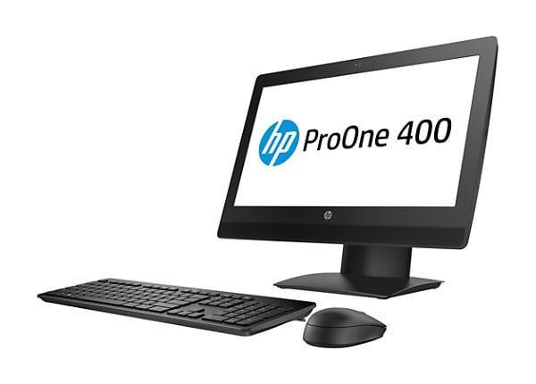 HP ProOne 400 G3 - all-in-one - Core i3 7100T 3.4 GHz - 4 GB - 500 GB - LED 20"