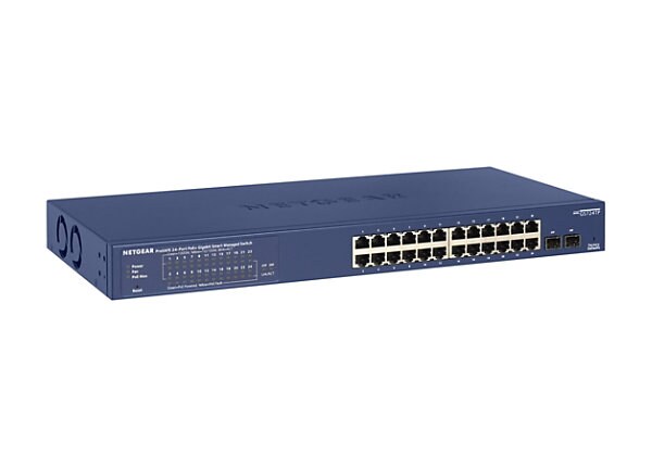 NETGEAR Smart GS724TPv2 - commutateur - 24 ports - intelligent - Montable sur rack