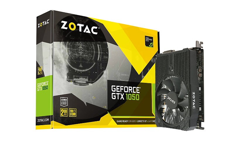 ZOTAC GeForce GTX 1050 Mini - graphics card - NVIDIA GeForce GTX 1050 - 2 G