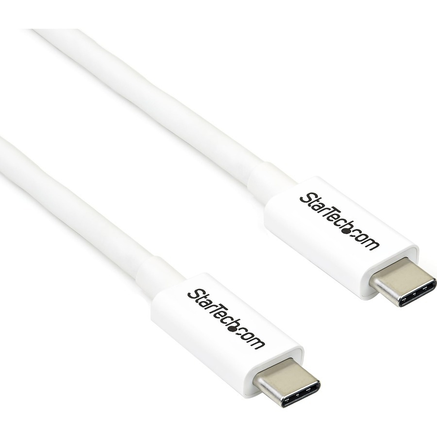 StarTech.com 6.6ft (2m) Thunderbolt 3 Cable, 20Gbps, 100W PD, 4K Video, Thu