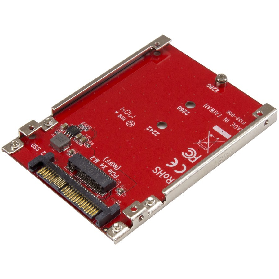 StarTech.com M.2 to U.2 Adapter - M.2 Drive to U.2 (SFF-8639) Host Adapter  for M.2 PCIe NVMe SSDs - M.2 Drive Adapter -