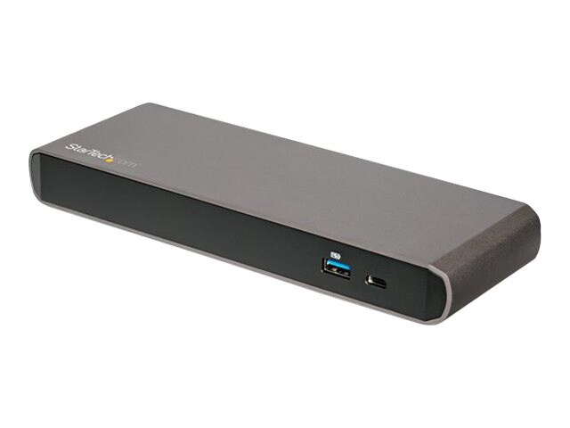 StarTech.com Thunderbolt 3 Dock - Dual Monitor 4K 60Hz TB3 Laptop Docking Station with DisplayPort - 85W Power Delivery