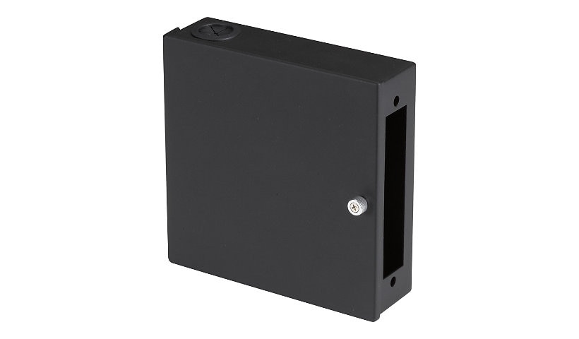 Black Box Mini Wallmount Fiber Enclosure, One Adapter Panel - patch panel h