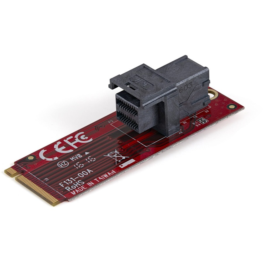 StarTech.com U.2 to M.2 Adapter for U.2 NVMe SSD, M.2 PCIe x4 Host Interfac