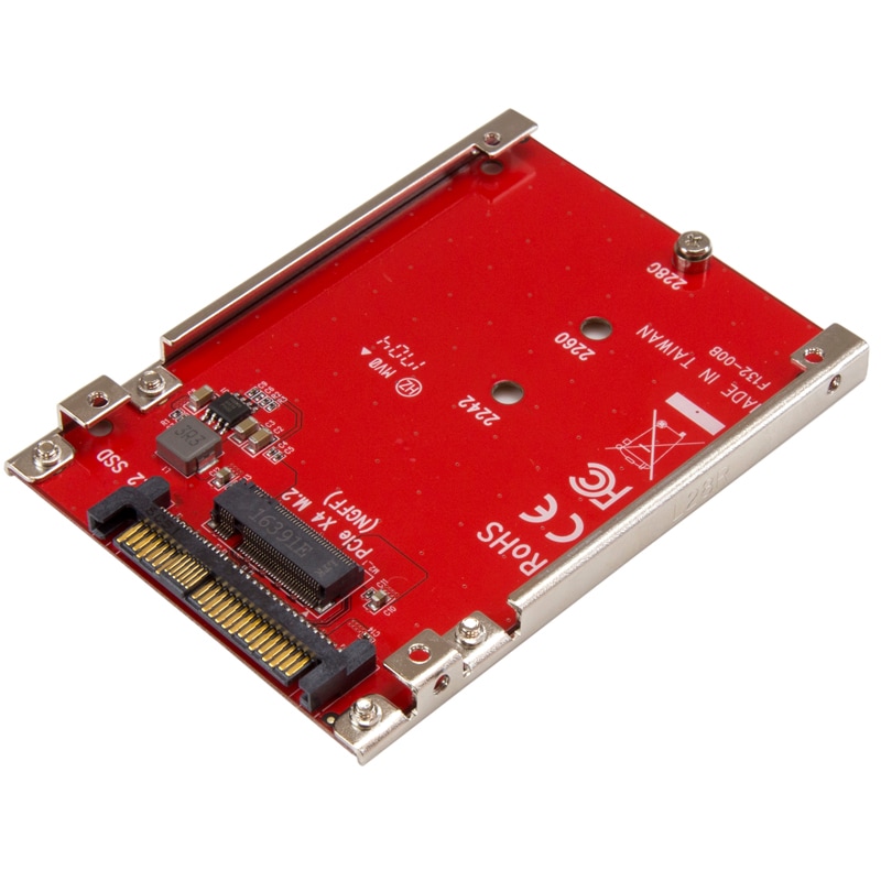 StarTech.com M.2 to U.2 Adapter - M.2 U.2 Adapter for M.2 PCIe SSD - U2M2E125 - Duplicators - CDW.com