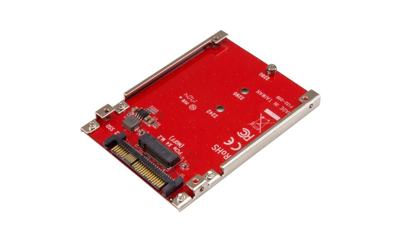 StarTech.com M.2 to U.2 Adapter - M.2 Drive U.2 Adapter for M.2 PCIe SSD - U2M2E125 -