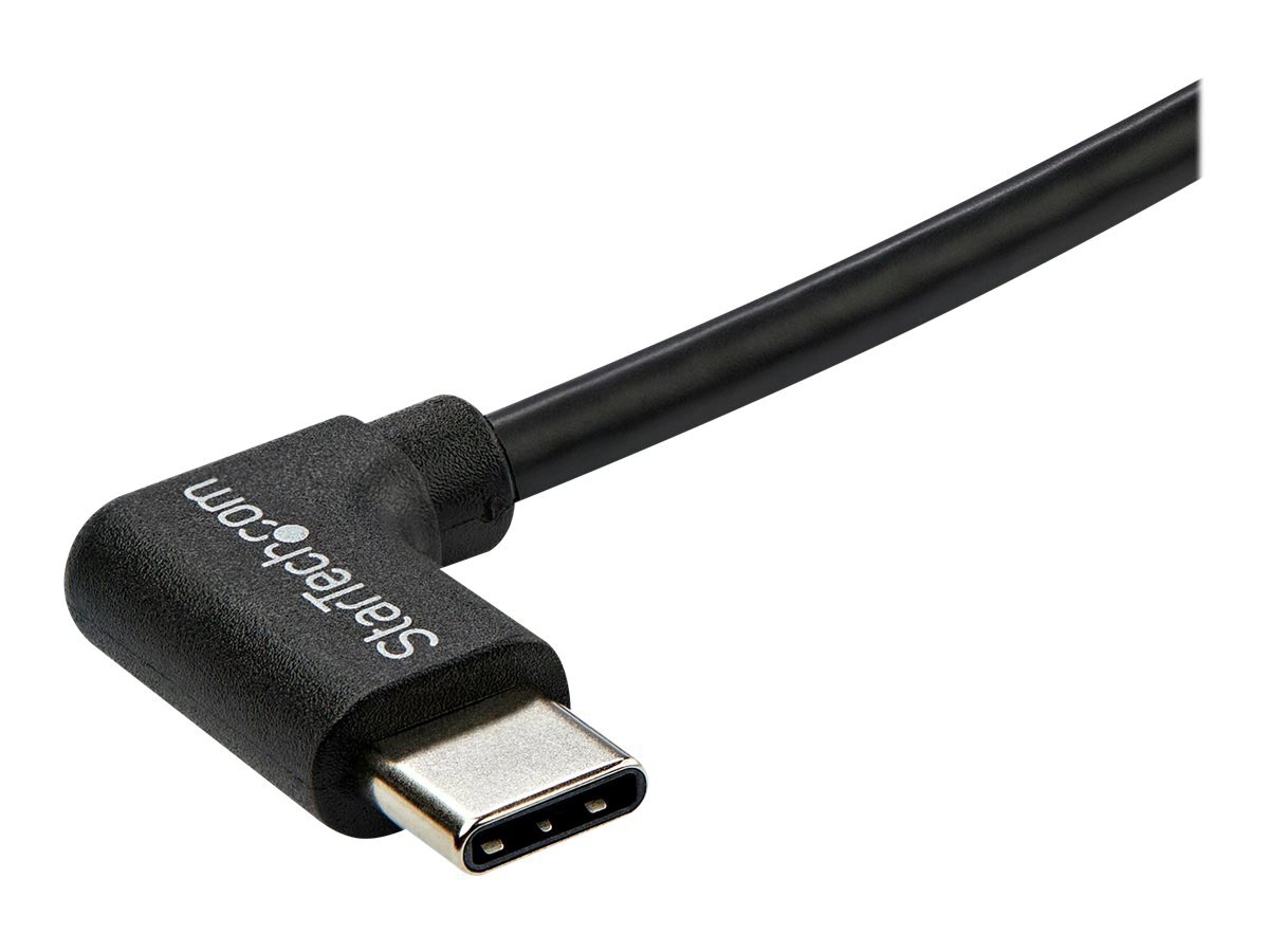 Thumbnail 5 of 12 for StarTech.com 3.3ft (1m) USB-C Charging Cable, Right-Angled, Charge & Sync, 60W (3A) PD, USB 2.0 Laptop Charger Cable