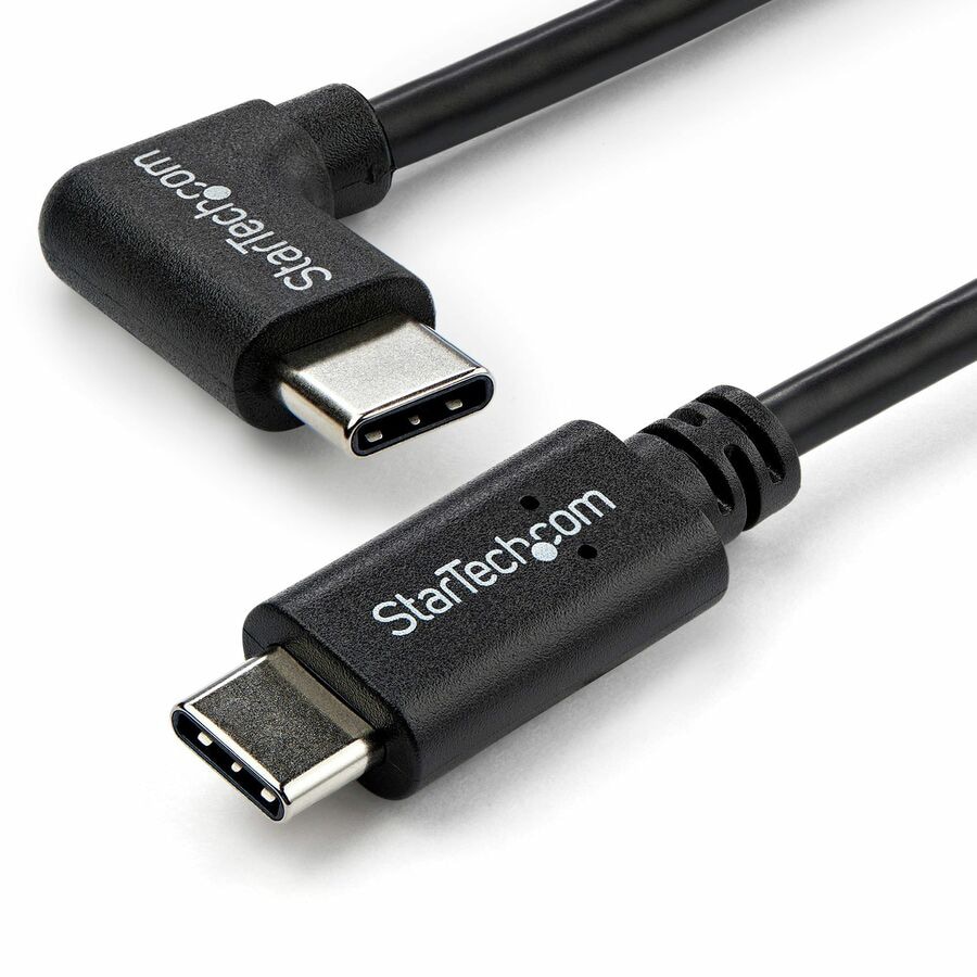 Thumbnail 6 of 12 for StarTech.com 3.3ft (1m) USB-C Charging Cable, Right-Angled, Charge & Sync, 60W (3A) PD, USB 2.0 Laptop Charger Cable