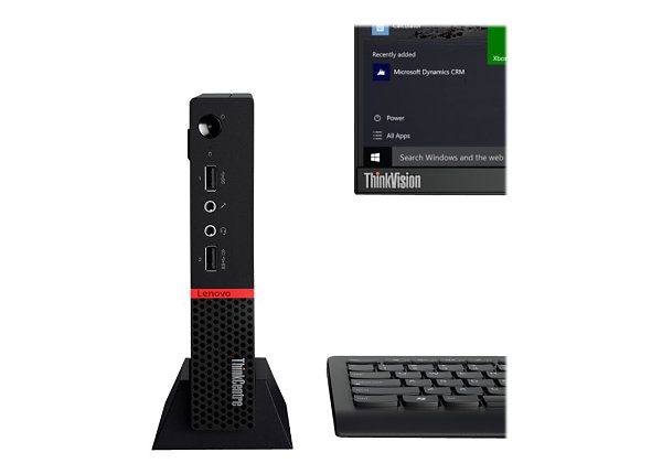 Lenovo ThinkCentre M715q - tiny - A10 PRO-8770E 2.8 GHz - 4 GB - 32 GB - US