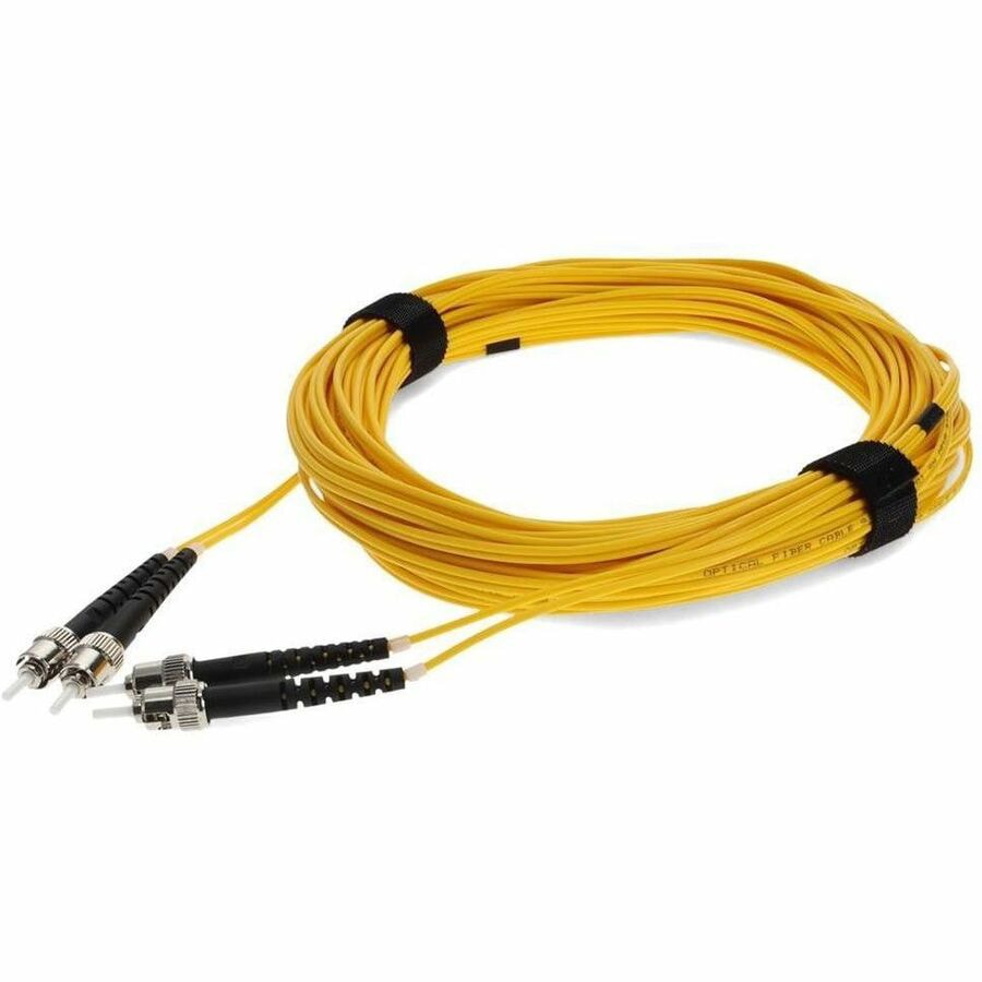 Proline 15m ST to ST Yellow OS2 Duplex OFNR (Riser-Rated) SMF Fiber Patch C