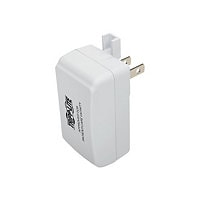 Tripp Lite Hospital-Grade USB Wall Charger, UL 60601-1 Certified for Patient-Care Areas, Locking Tab, 1 Port, 2.5A 13W