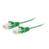 C2G 7ft Cat6 Snagless Unshielded (UTP) Slim Ethernet Cable - Cat6 Slim Network Patch Cable - Green