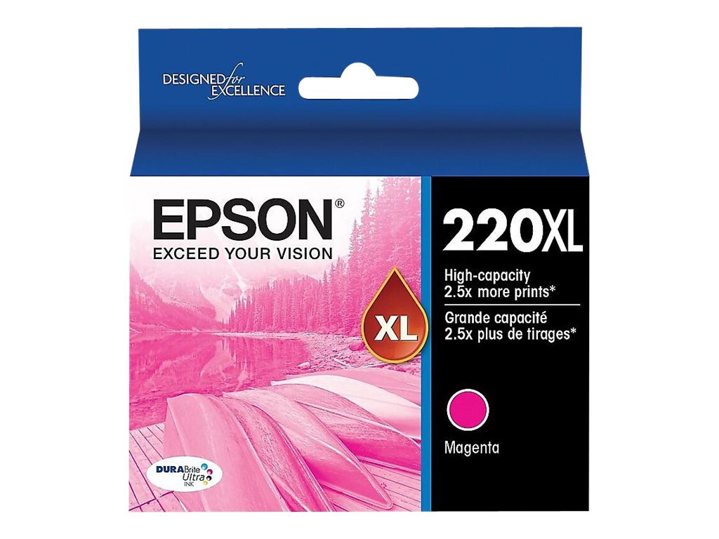 Epson 220XL With Sensor - High Capacity - magenta - original - ink cartridge