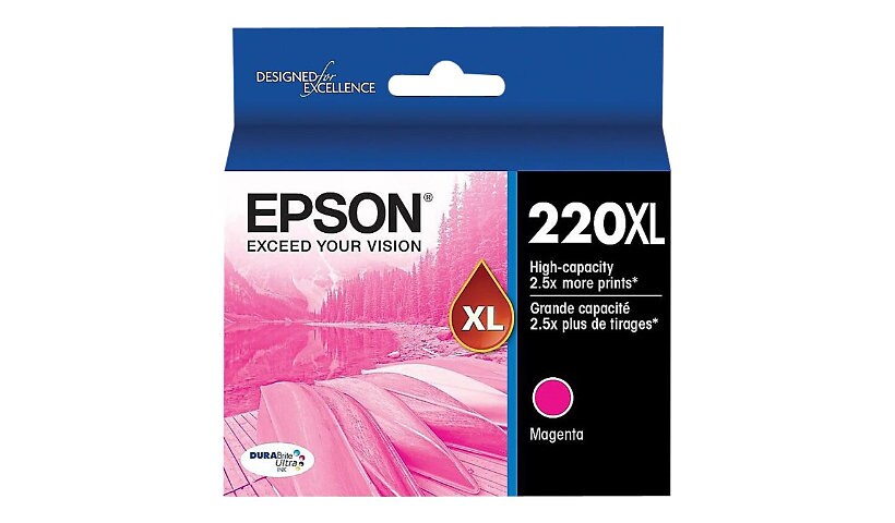Epson 220XL With Sensor - High Capacity - magenta - original - ink cartridge