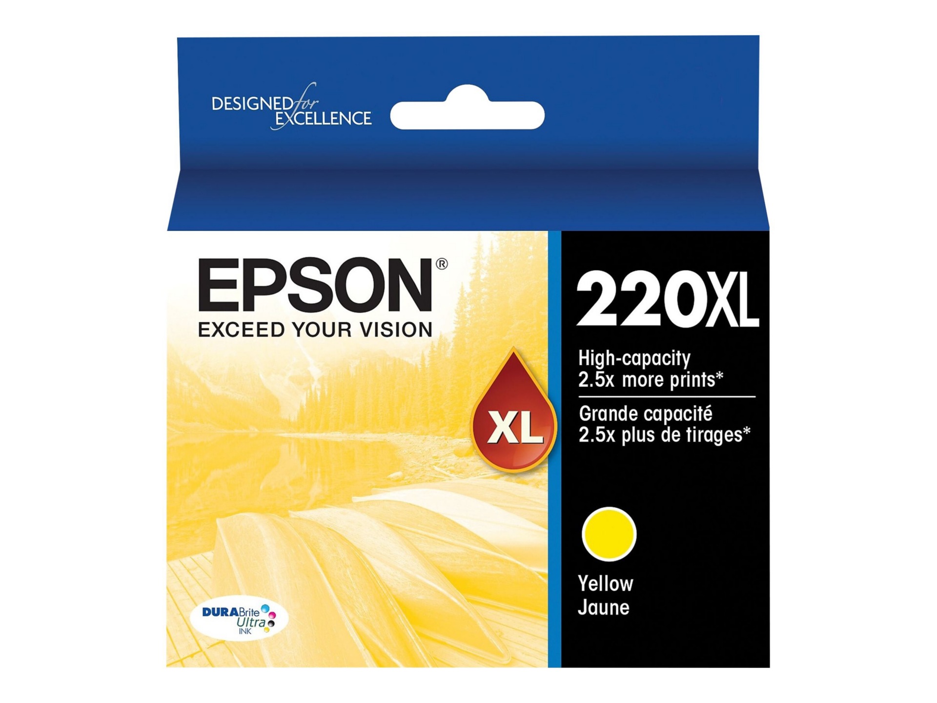 Epson 220XL With Sensor - High Capacity - yellow - original - ink cartridge