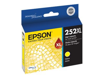 Epson 252XL With Sensor - XL - yellow - original - ink cartridge