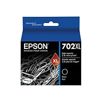 Epson 702XL With Sensor - High Capacity - black - original - ink cartridge