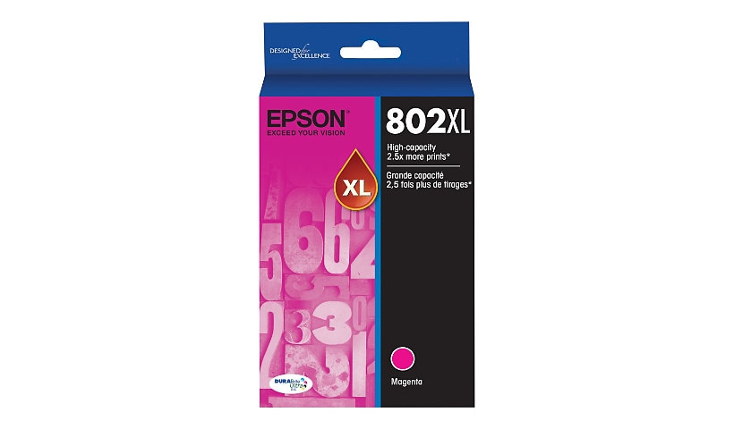 Epson 802XL With Sensor - High Capacity - magenta - original - ink cartridge