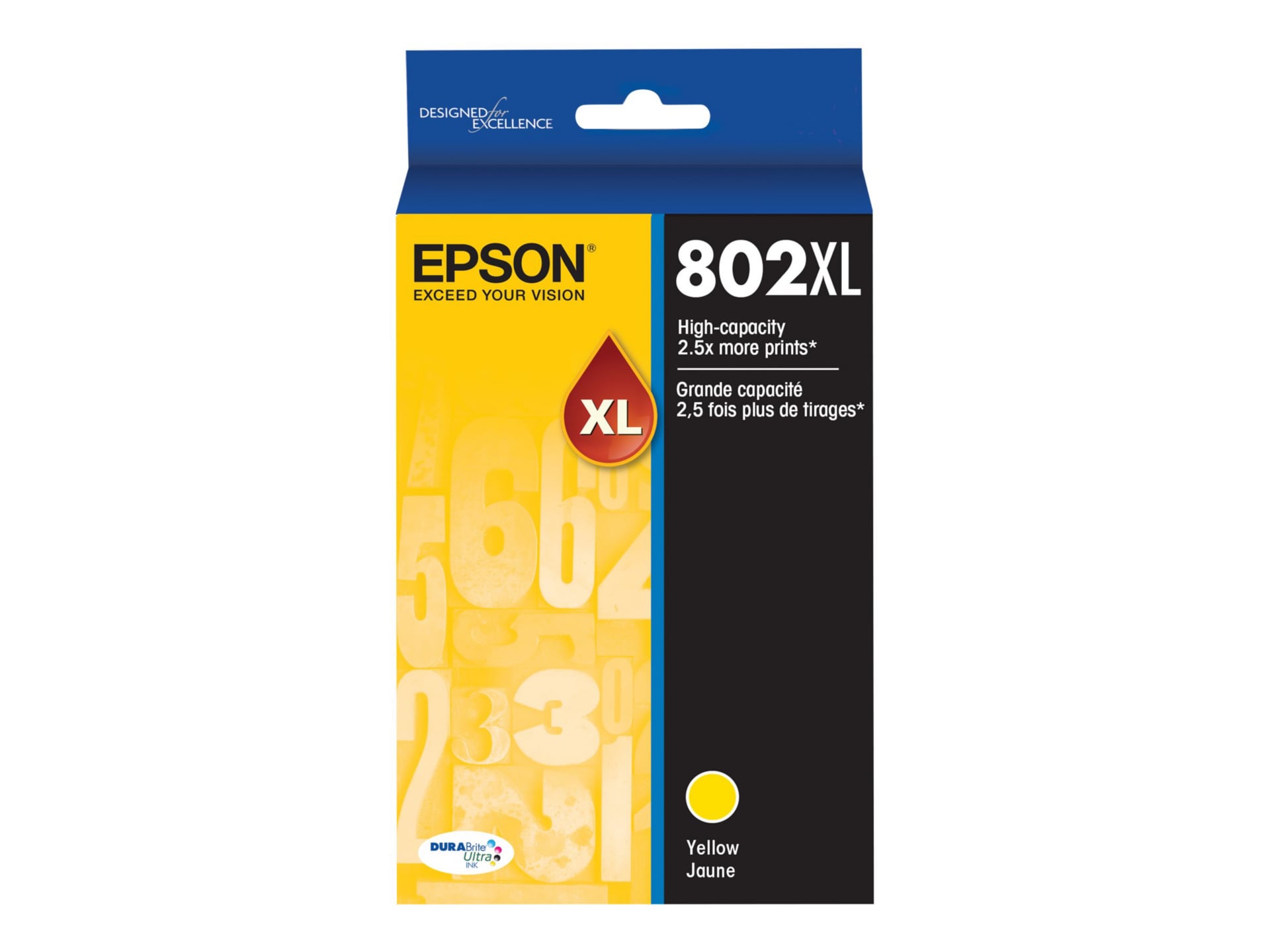 Epson 802XL With Sensor - High Capacity - yellow - original - ink cartridge