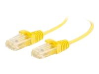 C2G 1ft Cat6 Ethernet Cable - Slim - Snagless Unshielded (UTP) - Yellow - p