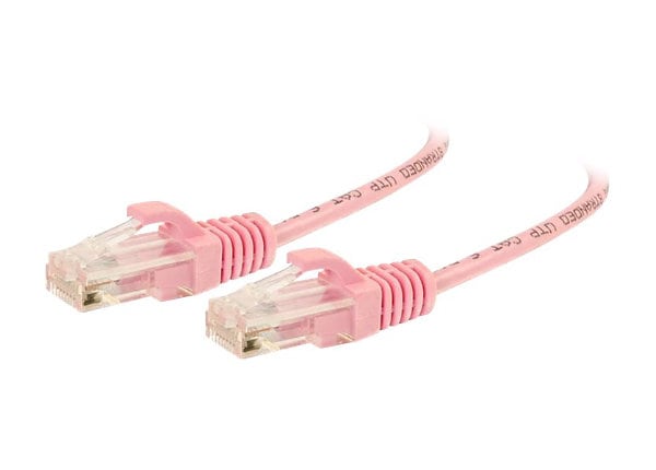 C2G 3FT CAT6 UTP SLIM 28AWG PINK