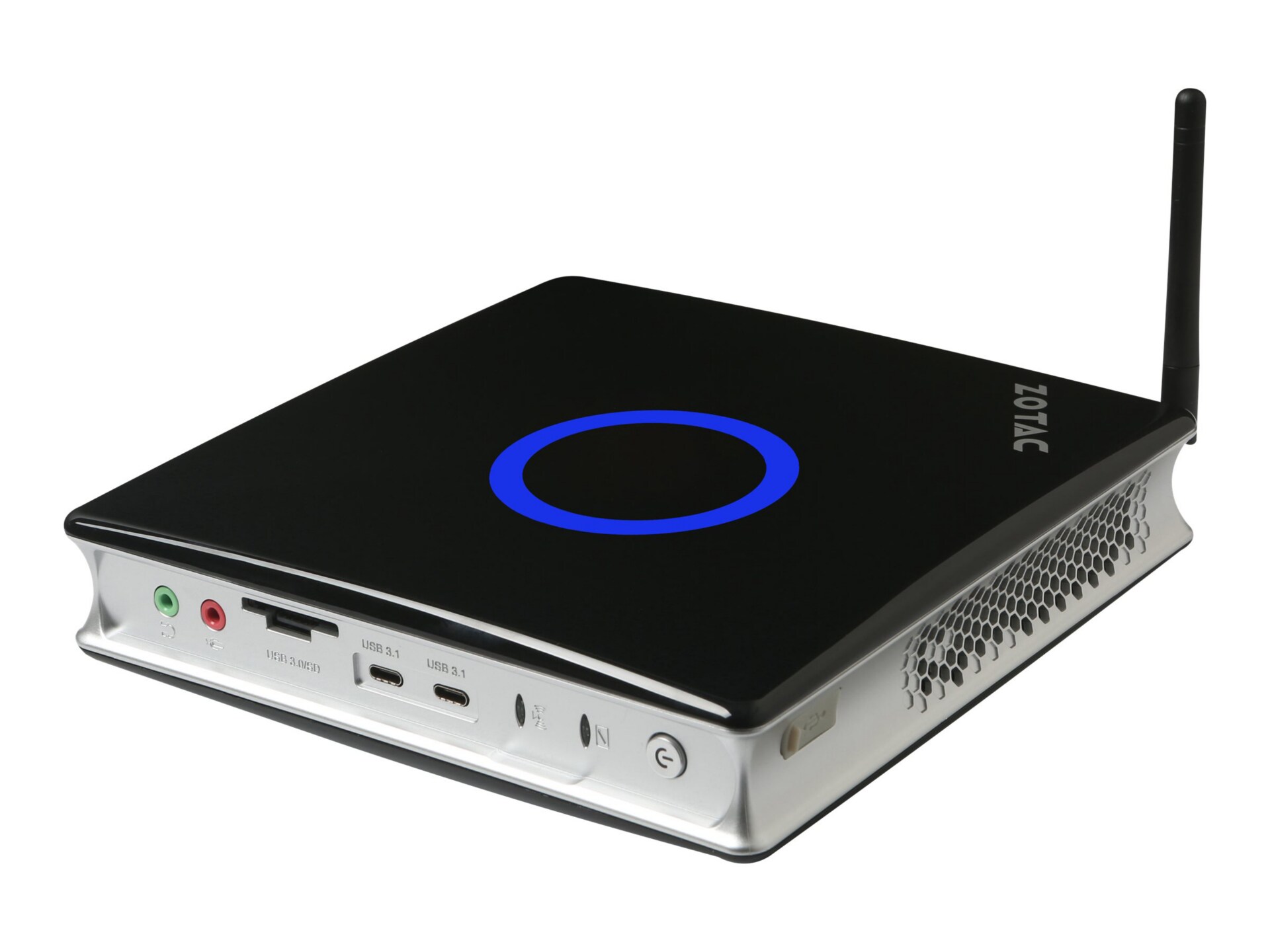 ZOTAC ZBOX M Series MI548 - mini PC - Core i5 7200U 2.5 GHz - 0 GB - no HDD