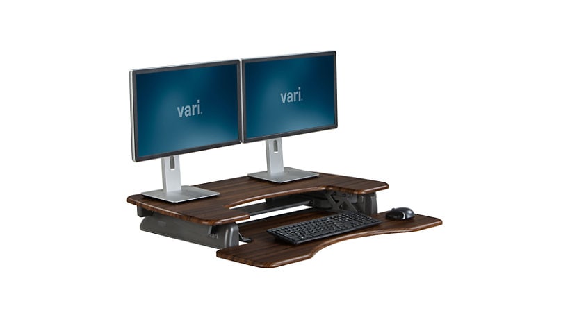 VARIDESK Pro Plus 36- Sit Stand Desk Solution  - Darkwood