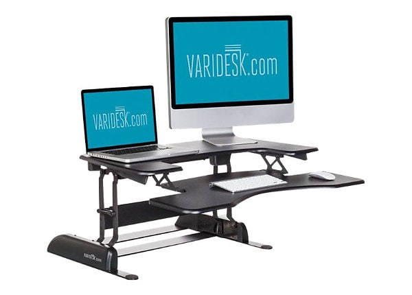 VARIDESK Pro Plus 36 - Sit Stand Desk Solution - Black              
