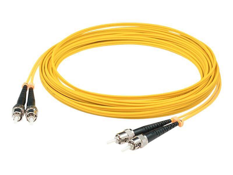 Proline 15m ST (M)/ST (M) Straight Yellow OS2 Duplex Plenum Patch Cable