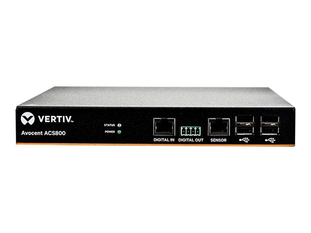 Vertiv Avocent ACS 800 8-Port Serial Console Server, AC Power, Compact