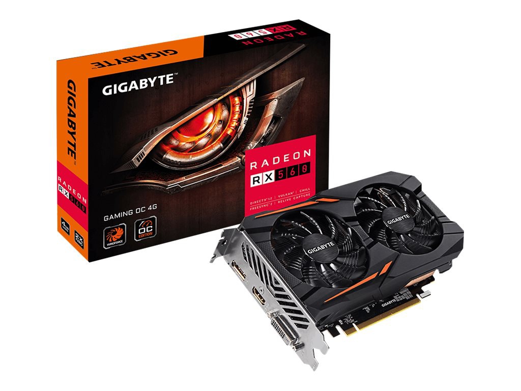 Gigabyte Radeon RX 560 Gaming OC 4G - graphics card - Radeon RX 560 - 4 GB