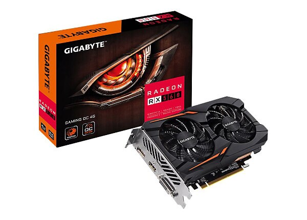 Gigabyte Radeon RX 560 Gaming OC 4G - graphics card - Radeon RX 560 - 4 GB
