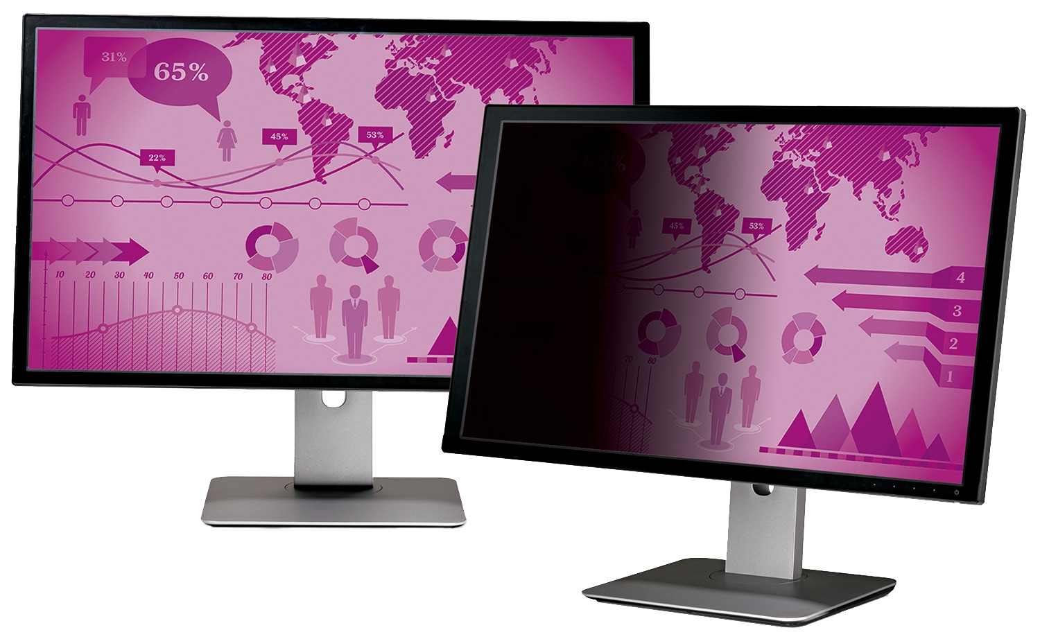 3M High Clarity Display Privacy Filter - 24.0", 16:10, TAA Compliant