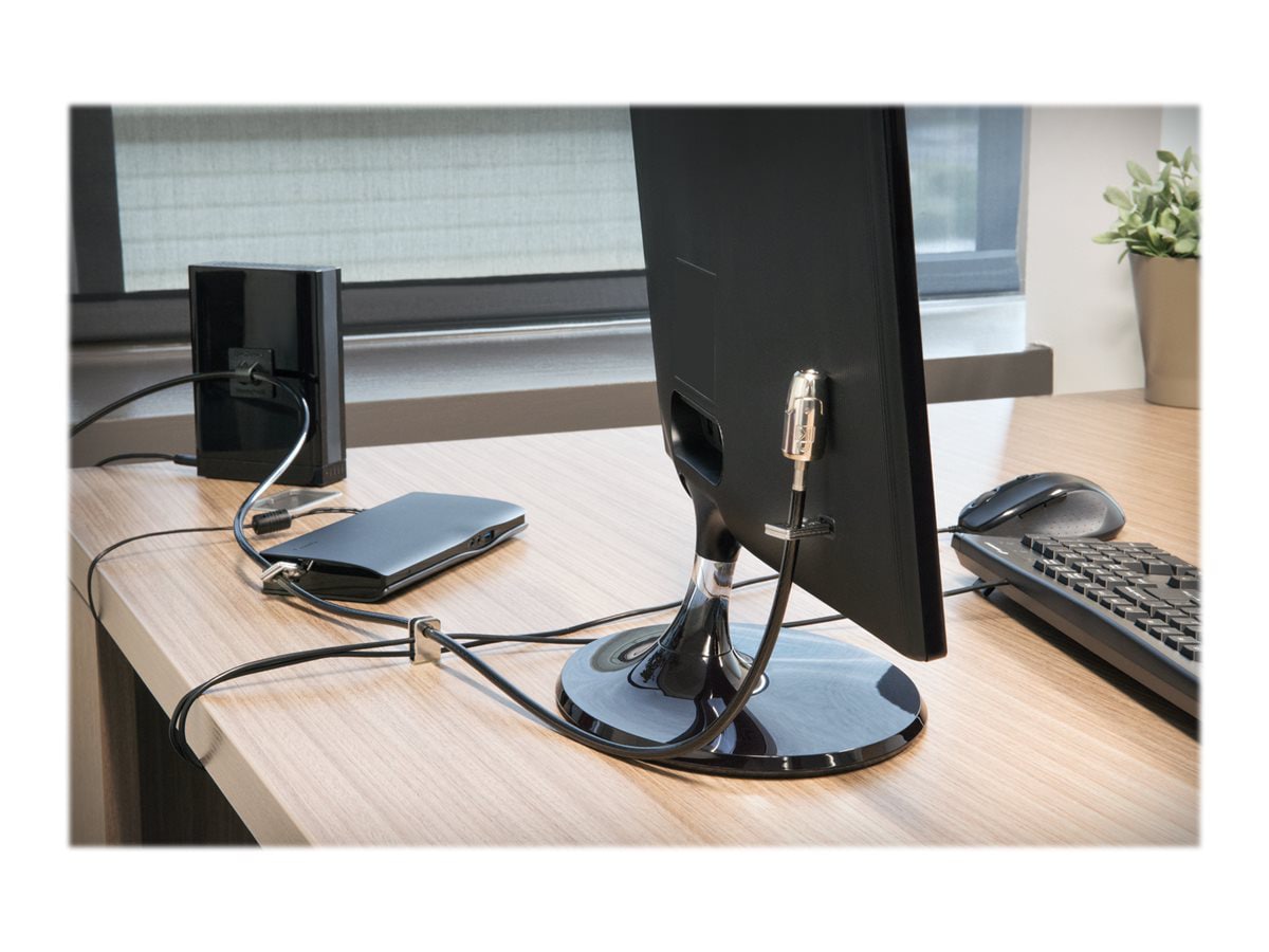 Thumbnail 6 of 15 for Kensington Desktop and Peripherals Standard Keyed Locking Kit 2.0 - security cable lock