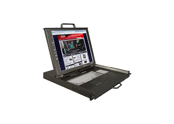 Rose RackView Dual Rail KVM console - 17"