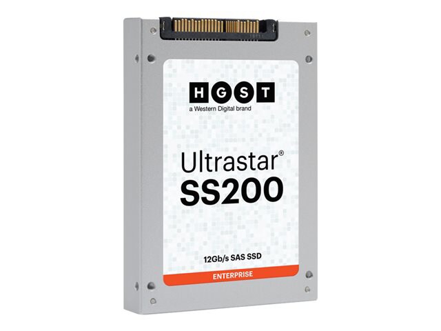 HGST Ultrastar SS200 Enterprise SDLL1DLR-480G-CAA1 - solid state drive - 480 GB - SAS 12Gb/s