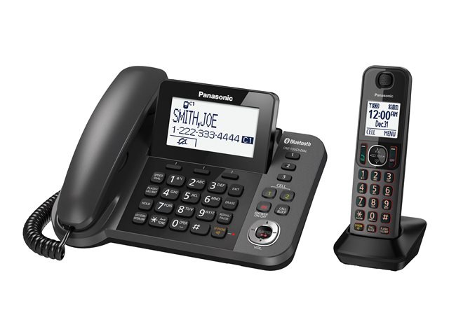 Panasonic KX-KX-TGF380M - corded/cordless - answering system with caller ID