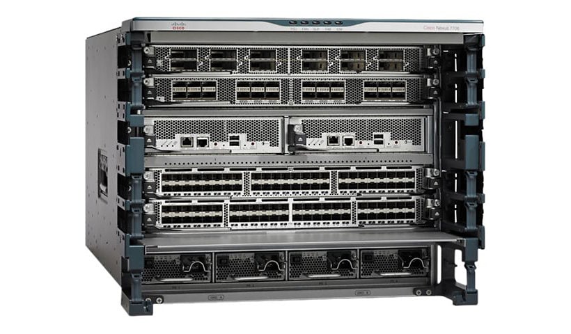 Cisco ONE Nexus 7706 - switch - managed - rack-mountable - with Cisco Nexus