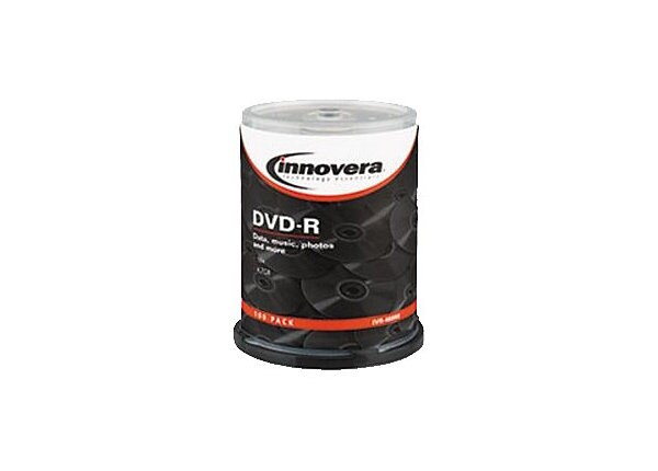 Innovera - DVD-R x 100 - 4.7 GB - storage media