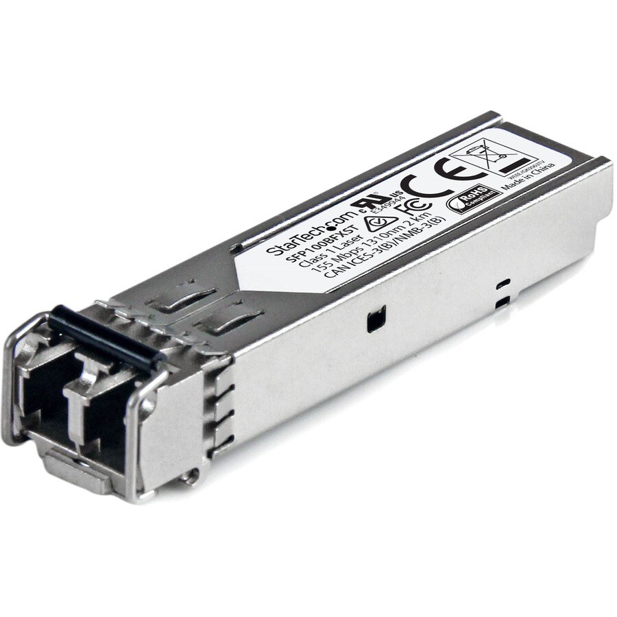 StarTech.com MSA Uncoded SFP Module - 100BASE-FX - 100MbE MMF Transceiver Module 2km