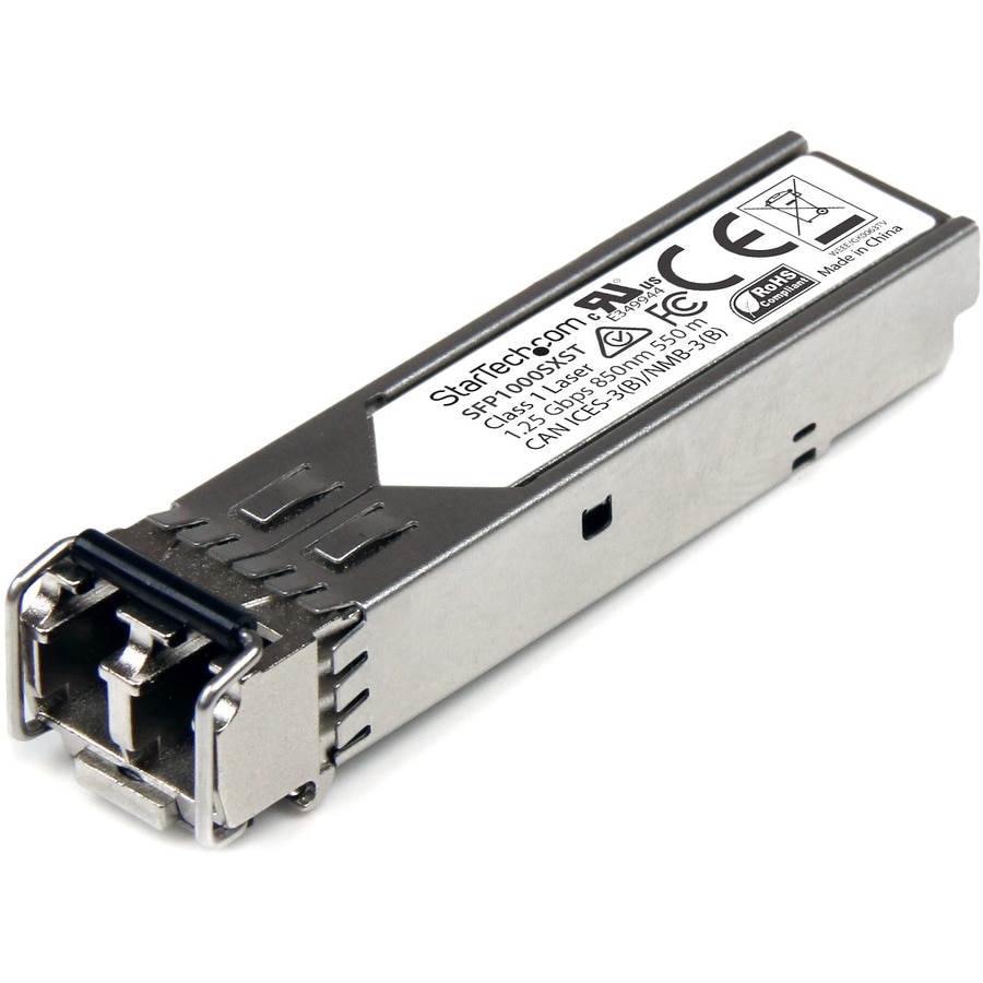 StarTech.com MSA Uncoded SFP Module - 1000BASE-SX - 1GE Gigabit Ethernet SFP 1GbE Multi Mode Fiber (MMF) Optic