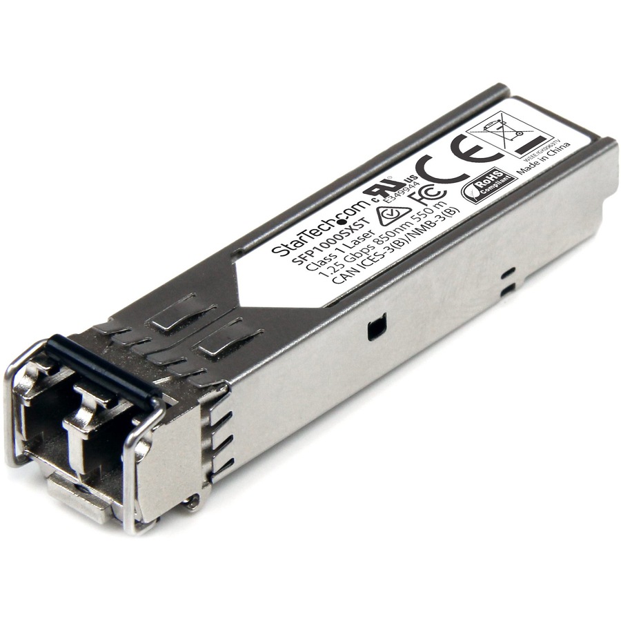 Thumbnail 2 of 4 for StarTech.com MSA Uncoded SFP Module - 1000BASE-SX - 1GE Gigabit Ethernet SFP 1GbE Multi Mode Fiber (MMF) Optic