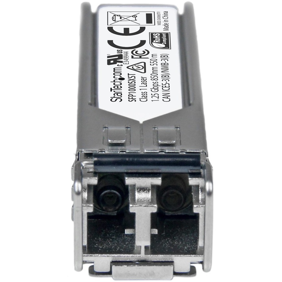 Thumbnail 3 of 4 for StarTech.com MSA Uncoded SFP Module - 1000BASE-SX - 1GE Gigabit Ethernet SFP 1GbE Multi Mode Fiber (MMF) Optic