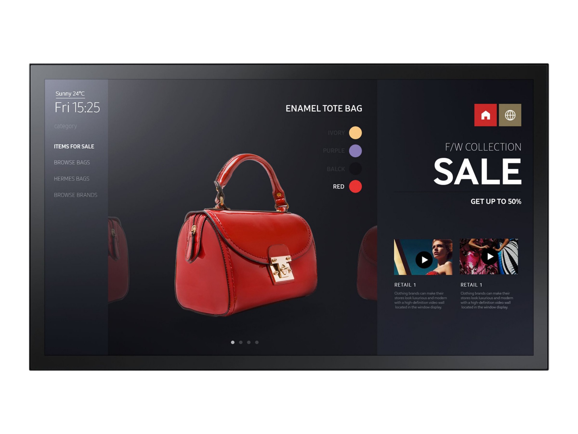 Samsung PM32F-BC PMF-BC Series - 32" LED display - Full HD